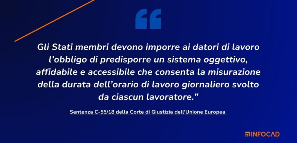 Sentenza C‑55/18 e la normativa europea